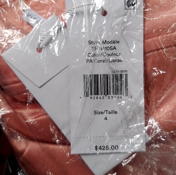 Derek Lam Coral Asymmetrical Mid Length Skirt 4 - Picture 4 of 4